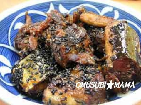 黒豆幻米ご飯に合うおかず~昼~サンマ煮